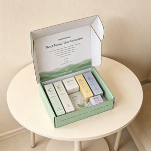 Massage Oil Packaging for Online Brands E Flute Self <b>Locking</b> Mailer <b>Box</b> Custom Packaging - Product Image 6