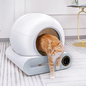 OEM Pet fabrika büyük Wifi App kontrol elektrikli akıllı kedi tuvalet akıllı otomatik kendini temizleme kedi kediler için kum kabı - Product Image 5