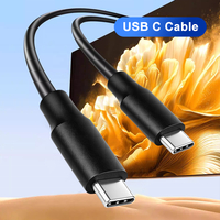 Cable de Carga Rápida USB-C 2.0 con Transferencia de Datos de 480 Mbps, Conductor de Cobre Puro para iPhone Serie 16/17/15 y Cargador de Coche para Computadora