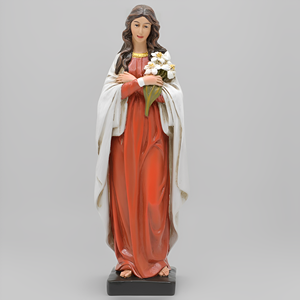 Productos en Stock, Estatuas Religiosas Católicas, Estatuas de Resina de la Virgen María, Regalo del Día de la Madre a Santa María Goretti - Product Image 1