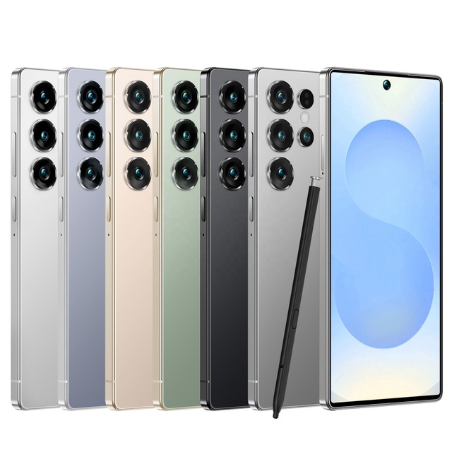 Original S25 Ultra Smart AI 5G Android 7.3-Inch HD 72MP+108MP Resolution Dual Sim Unlocked Mobile Phone 100W Pencil Support