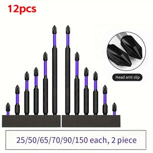 Destornillador Antideslizante con Puntas <span class=keywords><strong>de</strong></span> Destornillador Cruzado <span class=keywords><strong>de</strong></span> Alta Dureza y Puntas Antideslizantes - Product Image 6