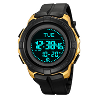 SKMEI 2564 vente en gros de luxe hommes multifonction boussole numérique montre en plein air électronique étanche sport LED montre-bracelet Relojes