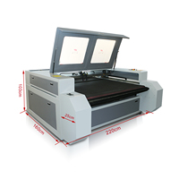 Máquina de Corte Láser CO2 de Gran Tamaño 1600x1000mm, 130W de Alta Potencia, con Guía AI HIWIN, Refrigeración por Agua, de Sobremesa, para Acrílico, Madera, Tela, PVC, Ruida