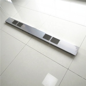 Grille d'aération rectangulaire en aluminium sur mesure OEM ODM, grille de ventilation à lamelles argentées - Product Image 5