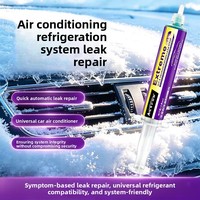 ASTREE A/C Leak Sealer 15ml, Mastic anti-fuite pour réfrigérant, Réparation de système de climatisation, Solution pour fuites de gaz réfrigérant, Réparation de fuites de climatisation automobile