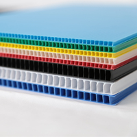 2mm 3mm 4mm 5mm 6mm 8mm 10mm 12mm Panneau Corex en vrac coloré PP Feuilles de plastique ondulé 4x8