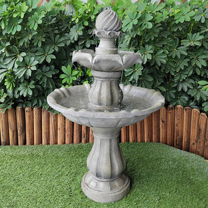 Vente en gros directe <span class=keywords><strong>d</strong></span>'usine, grandes fontaines <span class=keywords><strong>d</strong></span>'eau en résine à 3 niveaux, joli et bon marché - Product Image 6