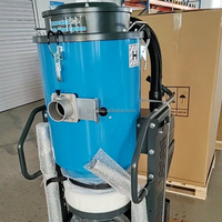 Machine de polissage et de meulage manuelle pour sols en béton 220V 380V avec aspiration des poussières, moteur 11KW et meuleuse diamantée