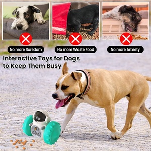 Nouveau Style drôle chien traiter Puzzle jouets interactif chargeur lent Robot roue distributeur de nourriture durable petit plastique jouets pour animaux de compagnie chats - Product Image 2