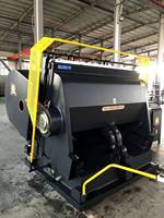 Máquina de troquelado y hendido plana computarizada ML 1200 CE con motor PLC Delta para cartón corrugado/cartón