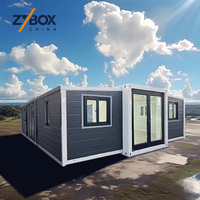 Casa prefabricada modular de contenedor expandible corrugado gris industrial para el mercado de África Occidental, Nigeria y Ghana