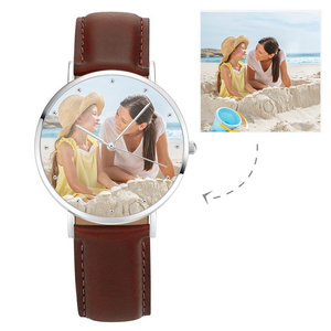 Personnalisez votre <span class=keywords><strong>montre</strong></span> avec votre photo – Tous designs possibles – Montres-bracelets pour hommes et femmes - Product Image 5