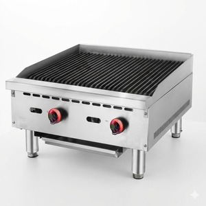 Parrilla de Gas de Cuatro Quemadores Ruitai, Parrilla Comercial de Piedra Volcánica, Parrilla de Gas Natural para Barbacoa en Steakhouse - Product Image 5
