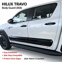 Protection de carrosserie HILUX TRAVO 2026, Nouvelle protection de porte Hilux Travo, Protection de porte TRAVO