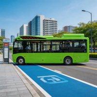 Bus Urbain Guangtong 7,9 m Entièrement Électrique LHD 26 Places à Plancher Bas Transport Public Automatique 71-90 km/h Bus de Transport de Passagers