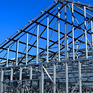 GM STEEL Bâtiment d'entrepôt préfabriqué en acier léger à usage intensif, structure en acier léger, qualité Q235/Q355, norme GB, découpe et pliage en usine - Product Image 5