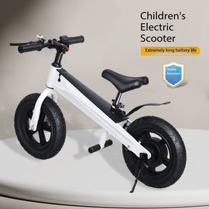 Vélo d'équilibre électrique pour enfants avec pneus larges de <span class=keywords><strong>12</strong></span> <span class=keywords><strong>pouces</strong></span>, vélo électrique sans pédales - Product Image 6
