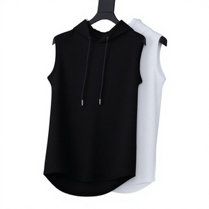 Sudadera sin mangas con cremallera para gimnasio y culturismo, para hombre, corte regular, para entrenamiento, sudadera tipo tank top - Product Image 6