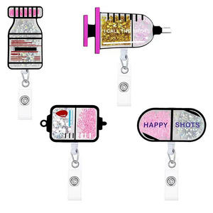 Bobine d'insigne d'infirmière rétractable à la mode insigne médical carte d'extension boucle lanière insigne clip <span class=keywords><strong>plaque</strong></span> de travail - Product Image 2