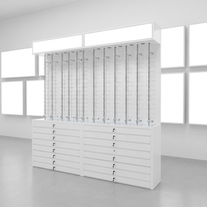 Design d'intérieur <span class=keywords><strong>de</strong></span> magasin d'<span class=keywords><strong>optique</strong></span> moderne et luxueux avec vitrine à lunettes LED pour <span class=keywords><strong>boutique</strong></span> - Product Image 3