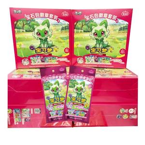 YQ Genuine Pokemoned Trading Card Boxes Coins Metal Pokemoned Chinese <strong>Gem</strong> Pack Gift Set Premium Collection Board Games Wholesale - Product Image 1