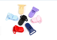 Clips de sucette en plastique solide pour bébé, porte-sucette pour bébé, porte-tétine multicolore, jouet