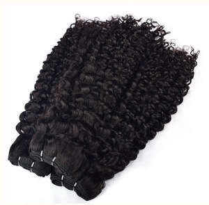 Extensions de cheveux humains vierges indiens Jerry Curly, super double drawn, <span class=keywords><strong>tissage</strong></span> machine double <span class=keywords><strong>trame</strong></span>, toutes couleurs, pour femmes YEUNG BEAUTY No - Product Image 1