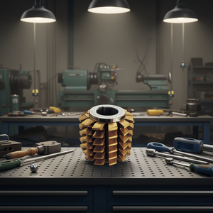 Fraise à engrenages HSS Fervi pour engrenages cylindriques, angle de pression de 20 degrés, fraises pour machine à tailler les engrenages CNC - Product Image 3