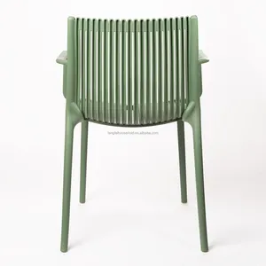 <span class=keywords><strong>Silla</strong></span> <span class=keywords><strong>de</strong></span> plástico apilable <span class=keywords><strong>de</strong></span> nuevo diseño moderno con reposabrazos - Product Image 4