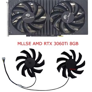 T129215SU,VGA GPU Cooler,พัดลมการ์ดจอ,สำหรับ MLLSE RX <span class=keywords><strong>5600XT</strong></span> 6GB,RTX 3060Ti 8GB,MLLSE RX <span class=keywords><strong>6600</strong></span> 8gb,การ์ดกราฟิกระบายความร้อน - Product Image 2