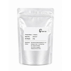 Poudre de L-Histidine MiNT-BiO, norme USP 99%, <span class=keywords><strong>CAS</strong></span> 71-00-1, acide aminé de haute pureté, 155,16 g/mol, durée de conservation de 2 ans, qualité alimentaire - Product Image 2