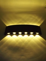 Lampe murale extérieure ovale 2W 4W 6W 8W 10W 12W, étanche IP65, éclairage mural extérieur, lumière de porche, lumière de jardin