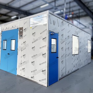 Ruang pembersih Modular 100 prefabrikasi, produksi baterai Lithium semikonduktor elektronik ruang bersih portabel - Product Image 5