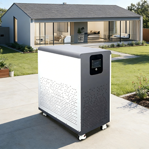 Batería de fosfato de hierro y litio LiFePO4 de 51.2V 30KWH 200Ah para sistema de almacenamiento de energía solar doméstico con ruedas, fuera de la red, protección IP54 - Product Image 5