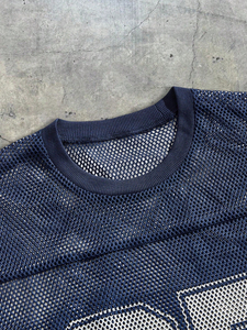Camiseta de malla holgada para hombre con estampado numérico, manga corta, estilo urbano, informal, con gráfico, para verano - Product Image 4