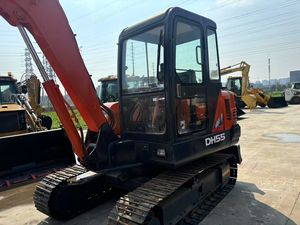 Máquina de construcción recomendada Doosan, excavadoras de segunda mano DH55 DX60, excavadoras hidráulicas usadas de 5,5 toneladas para gran oferta - Product Image 2