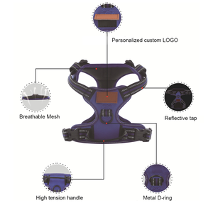 <span class=keywords><strong>Harness</strong></span> Anjing Rompi Dada Anjing Disesuaikan Ukuran <span class=keywords><strong>Harness</strong></span> Anjing - Product Image 4