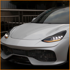 สำหรับ <span class=keywords><strong>Tesla</strong></span> รุ่น<span class=keywords><strong>3</strong></span> 2019-2023รุ่น Y 2021-2024 <span class=keywords><strong>Matrix</strong></span> ไฟหน้า <span class=keywords><strong>LED</strong></span> ประกอบ6เลนส์ตามลำดับสัญญาณภาพเคลื่อนไหวไฟหน้า - Product Image 3