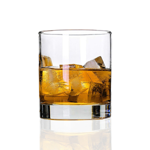 Verre à whisky Old Fashioned 10oz à fond épais, verres à whisky Scotch/Bourbon Lowball avec logo personnalisé, articles de bar en gros - Product Image 1