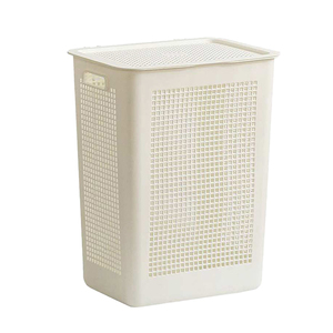 Cesta de almacenamiento de <span class=keywords><strong>ropa</strong></span> <span class=keywords><strong>sucia</strong></span> de plástico para uso doméstico con asa para <span class=keywords><strong>ropa</strong></span> <span class=keywords><strong>sucia</strong></span> con tapa - Product Image 4