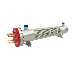 Tabung harga pabrik dan mesin pendingin berpendingin air Evaporator 304L penukar panas cangkang