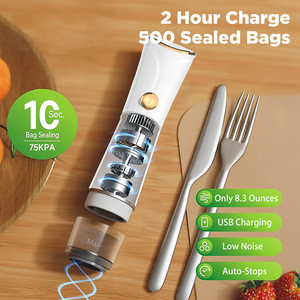 Mini scelleuse sous vide électrique 3W rechargeable par USB, pompe à vide alimentaire portable pour le stockage au réfrigérateur et au congélateur - Product Image 3