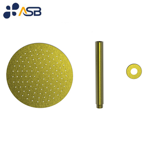 Doccia a soffitto ecologica <span class=keywords><strong>Bassini</strong></span> in oro spazzolato per appartamenti e hotel - Product Image 1
