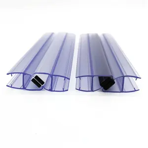 Душевая стеклянная дверь ПВХ магнитные полосы прозрачные душевые магнитные уплотнительные полосы