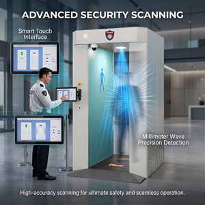 Scanner de Segurança Corporal Completo para Aeroportos, <span class=keywords><strong>Detector</strong></span> de Metais por Ondas Milimétricas para Ambientes Seguros - Product Image 2