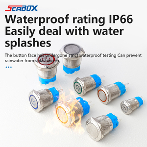 Seabox Pulsante a Pressione di Alta Qualità in Acciaio Inox 1NO, Piccola Corrente, Autobloccante, R/<span class=keywords><strong>G</strong></span>/<span class=keywords><strong>Y</strong></span>/<span class=keywords><strong>B</strong></span>/W, Completamente Illuminato, Grado di Protezione IP65 - Product Image 3