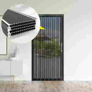 Pintu Lipat Akordion Eksterior untuk Dapur, Pintu Lipat Aluminium Kaca untuk Beranda - Product Image 4