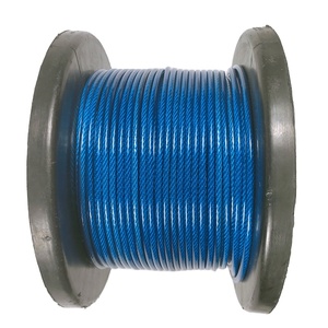 แกนม้วนเชือกลวดเหล็กที่ว่างเปล่าเคลือบพลาสติก - Product Image 1