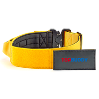 Collier tactique pour chien en gros d'usine, en nylon de qualité militaire avec poignée rembourrée douce et patchs personnalisés